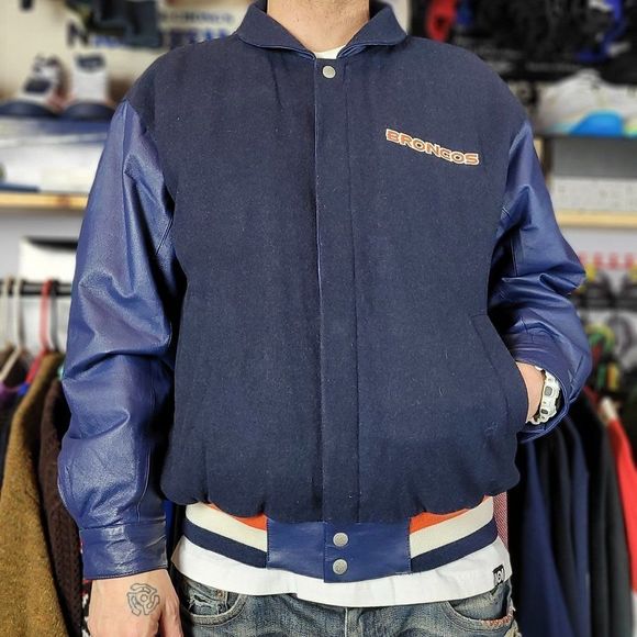 American Vintage Other - Vintage Jeff Hamilton Denver Broncos Letterman Jacket - Men's Size Small